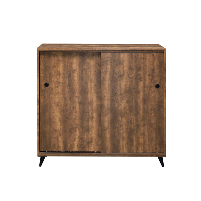 Chinn Rectangular Shoe Box In Natural Oak Finish - Construction For Practical Storage Cabinet Long-Term Use