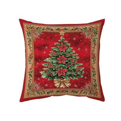 Christmas Pillow Cover Holiday Decoration Sofa Decoration Linen Pillow Home Sofa Holiday Decoration Pillow Cover