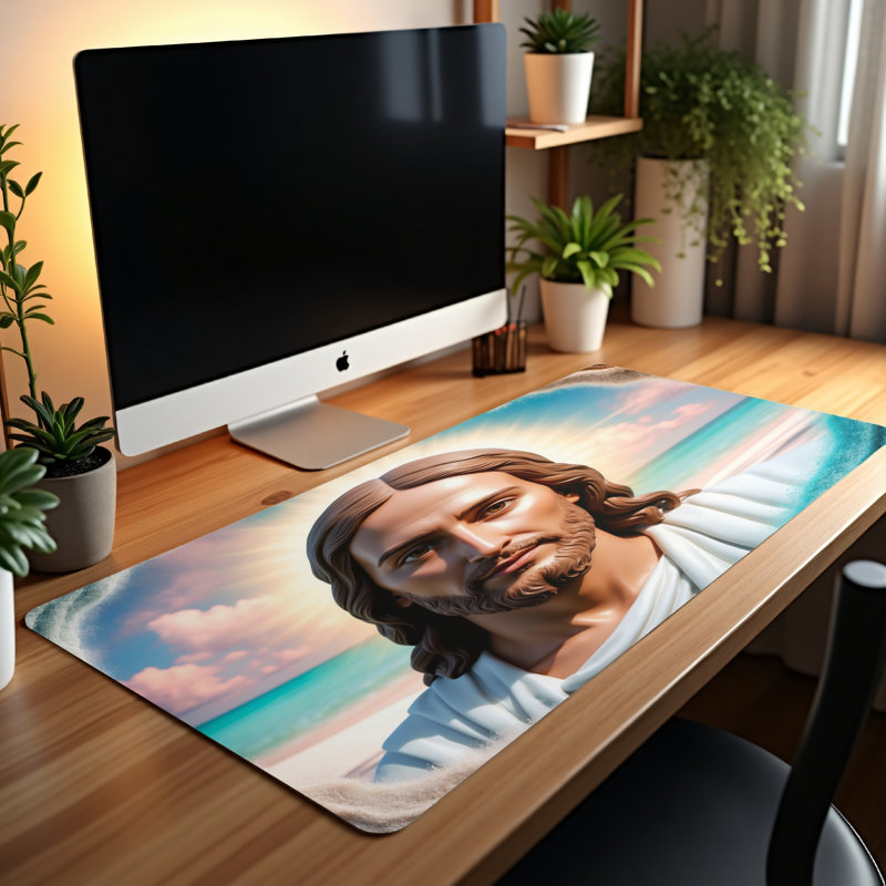 Polyester Desk Pad, 23.6x13.8