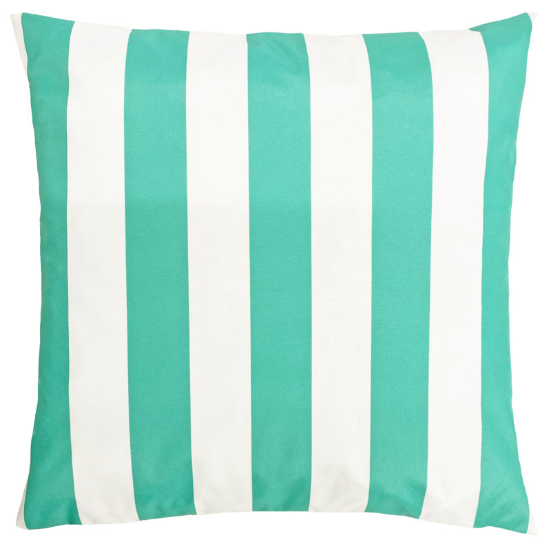 Indoor / Outdoor Abstract Square Cushion, 43cm H x 43cm W