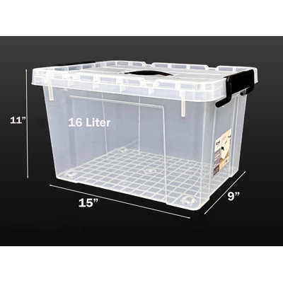 Plastic Storage Box With Wheels