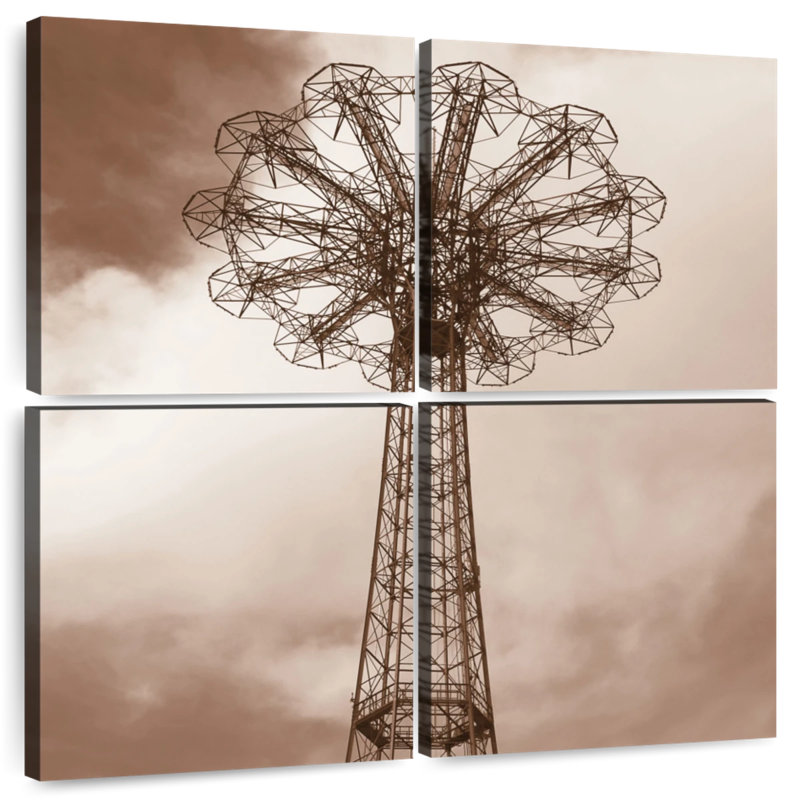 Kerner Parachute Jump, 38" H x 38" W