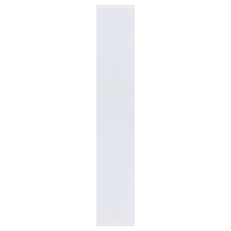 Bibliothèque géométrique à 8 tablettes, Blanc