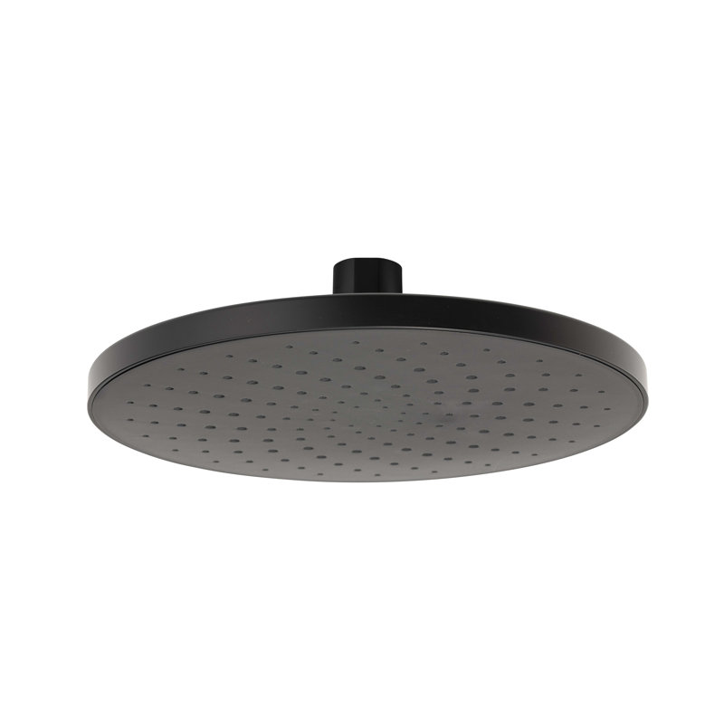 Rain Fixed Shower Head, Matt Black