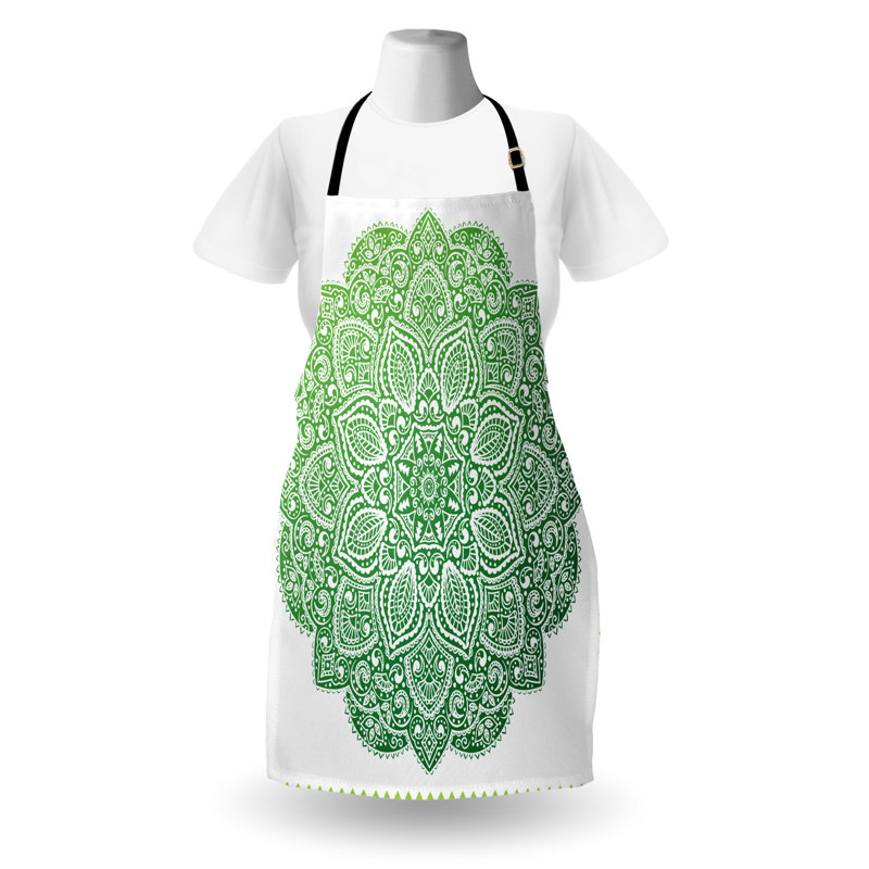Damask Bib Apron