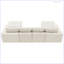Canapé modulaire moderne en U de 110 po x 72 po Modern Canapé, ensemble de canapé en chenille de luxe, canapé-lit en mousse-98003476