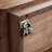 Walnut Coat Rack with Wheels