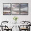 "Ocean View Coastal Beach Art Modern Living Room Room Office" 3 pièces-100780626-100780625