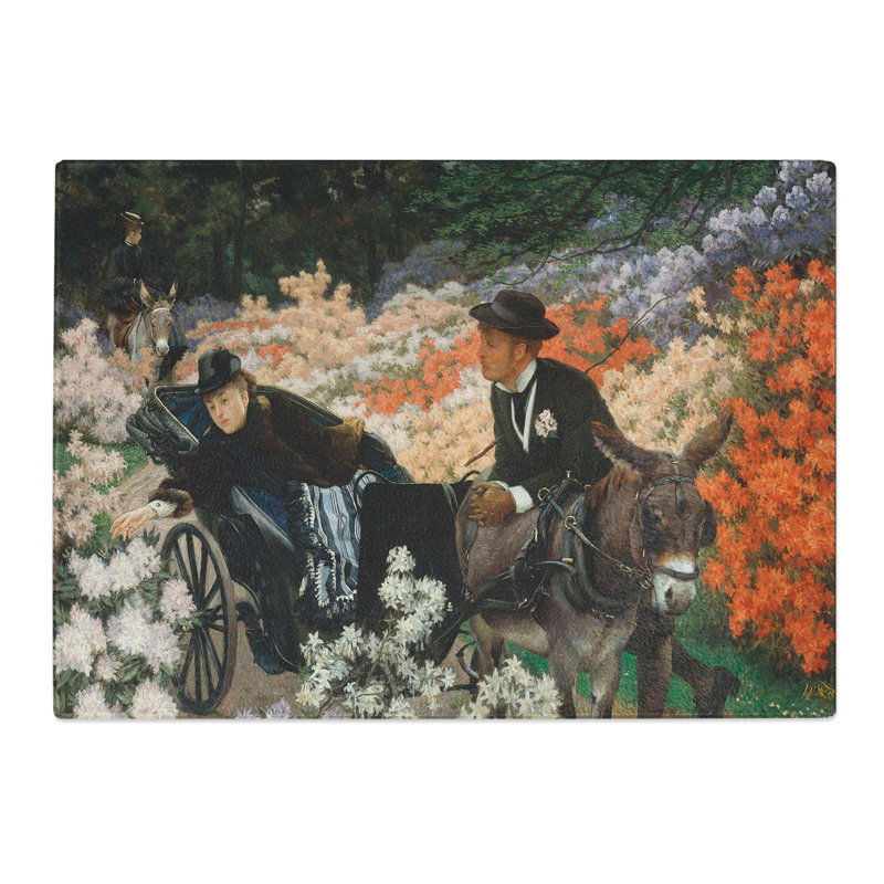The Morning Ride by James Tissot Chopping Board, 28.5cm W x 39cm L