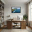 Paysage et nature Cliffside Ocean Waves Paysage de montagne Ciel nuageux Green Hills-1541313866