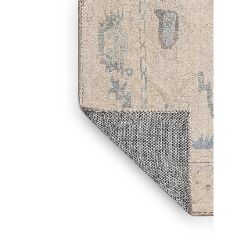 100% Machine Washable Abstract 4334 Area Rug, Rectangle 5' x 7'