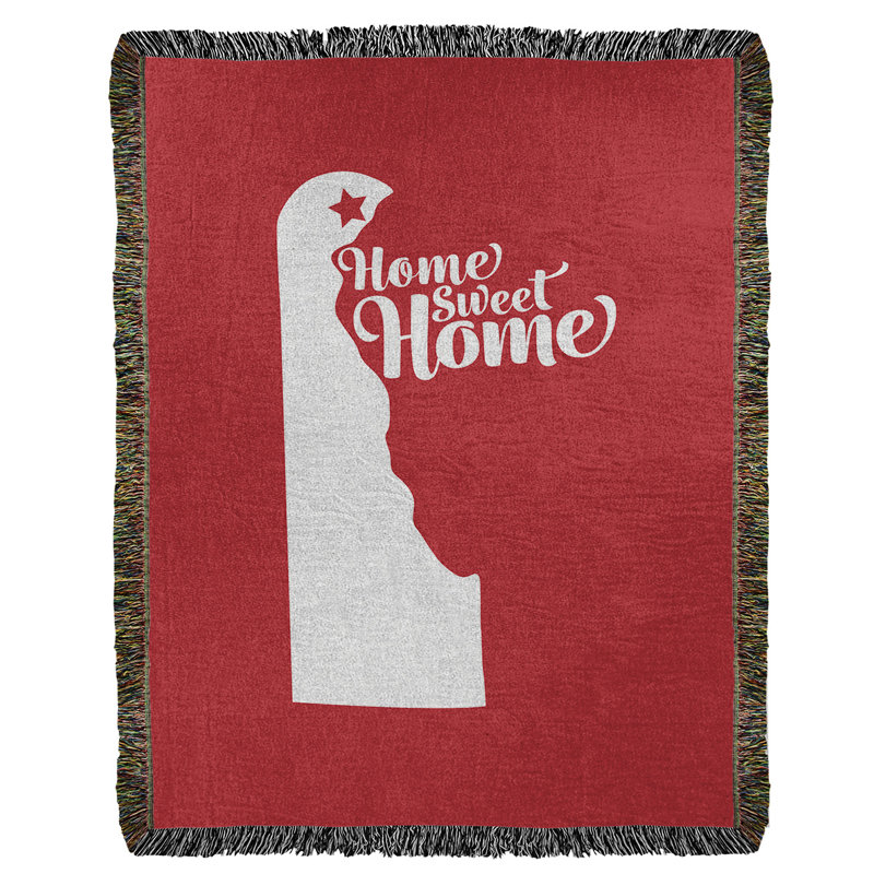 Jeté en coton tissé wilmington doux, l 37 po x L 52 po, Rouge