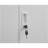 Gray Metal Large-Capacity Wardrobe With Hanging Rod And Compartments, Lockable Closet With Locks & Keys, Steel Construction, Waterproof & Fireproof, Suitable For Bedroom, Living Room And Laundry Room.