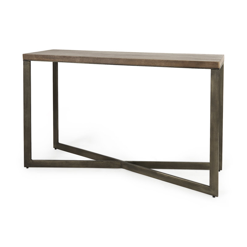 Console Tulane, Nickel / brun moyen