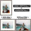 Cadre photo Nickolas Classic avec passe-partout ivoire-412136184-412136185