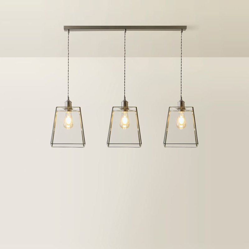 3 - Light Pendant, Chrome, No