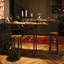 139cm Scalable Kitchen Island Set with 2 chairs & 4-tier storage-691026791