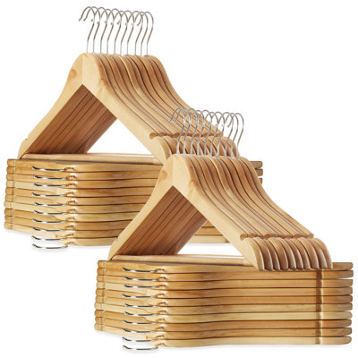  Lotus Wood Standard Suit Hangers