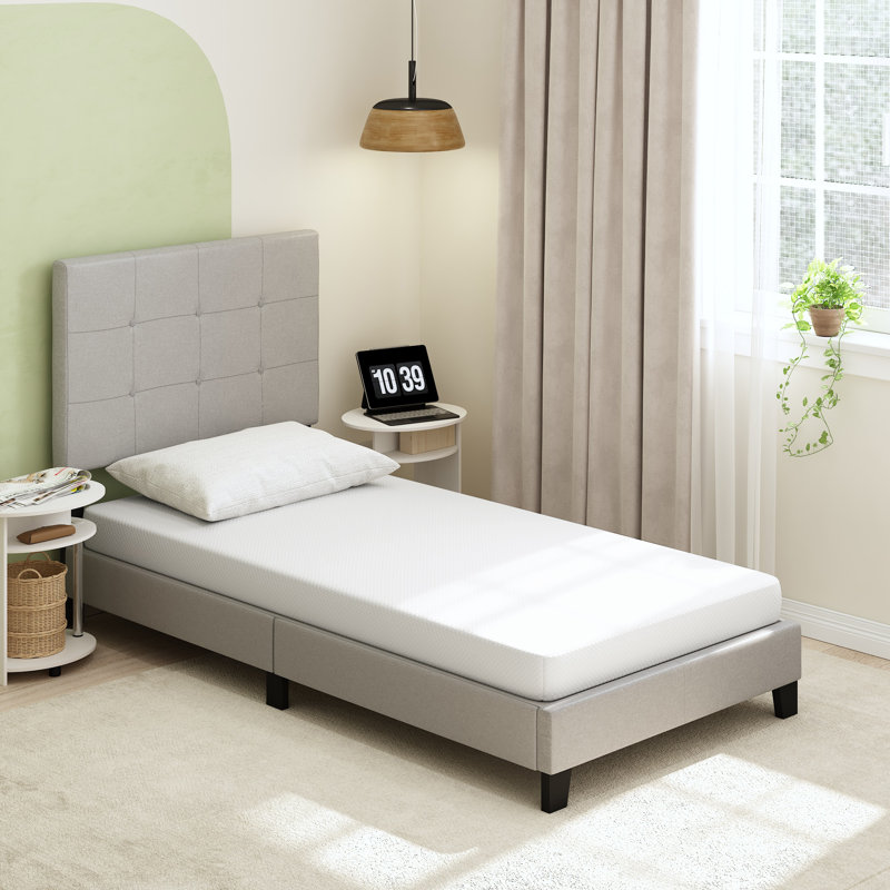 Mattress 8 Inch Cooling Gel Memory Foam Mattress CertiPUR-US Certified Medium Firm Mattress with Washable Cover for Cool Sleep and Pressure Relief