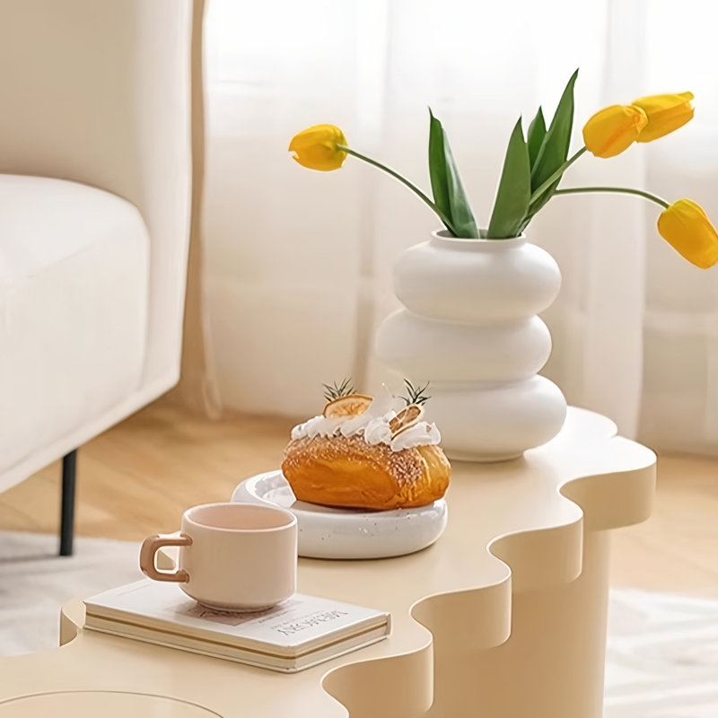 Banc de chambre Nordic Wave, Beige