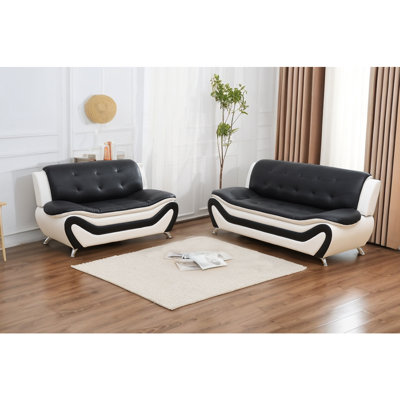 Gosim 2 - Piece Faux Leather Living Room Set