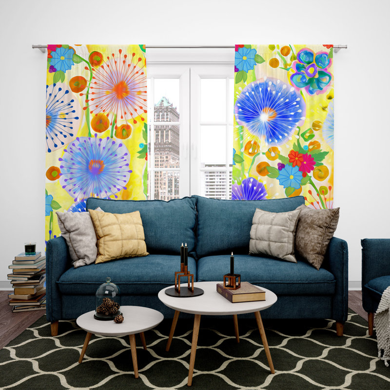 Dishad Room Darkening Curtain Pair, 40" W x 82" L