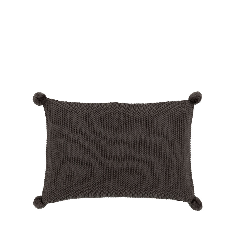Sekhmet Rectangular Lumbar Cushion Cover, Grey