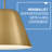 Cayson 1 - Light Lacquered Brass Pendant-917419463-917419456