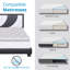 Lit plateforme tapissier avec tête de lit Boyda Sleep Bree-1601073720-1601073717
