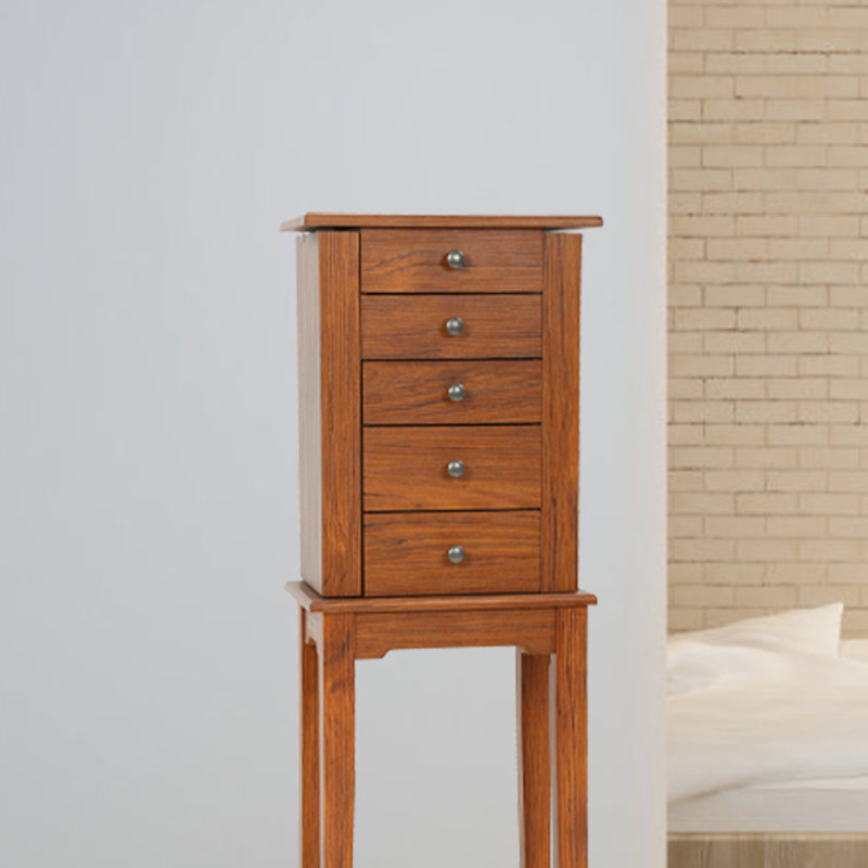 Armoire pour bijoux avec miroir Genao