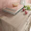 Commode 4 tiroirs, finition grise