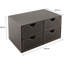 Subra Faux Leather Desk Organiser