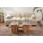 Modern Nesting Coffee Table Set (2 Pieces), Atlantic Pine, Large Table: 43.3 x 11.8 x 17.7 inches, Small Table: 9.8 x 15.4 x 23.2 inches | 100% Melamine Coated Particle Board, Durable & Stylish Design for Living Room & Lounge Spaces-105523779
