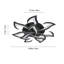10-Light Dimmable Led Modern Ceiling Lamp With Remote Control-1713356140