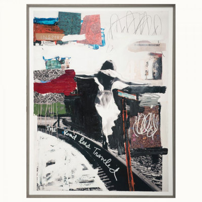 Happiness Road par Elige - peinture encadrée sur papier