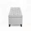 Repose-pieds capitonné avec banc de rangement-1660999674