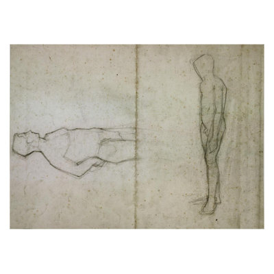 «Young Nude» par Amedeo Modigliani - Estampe numérique