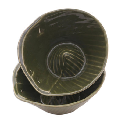 Joyelle Rounded Bananas Handmade Dip Bowl