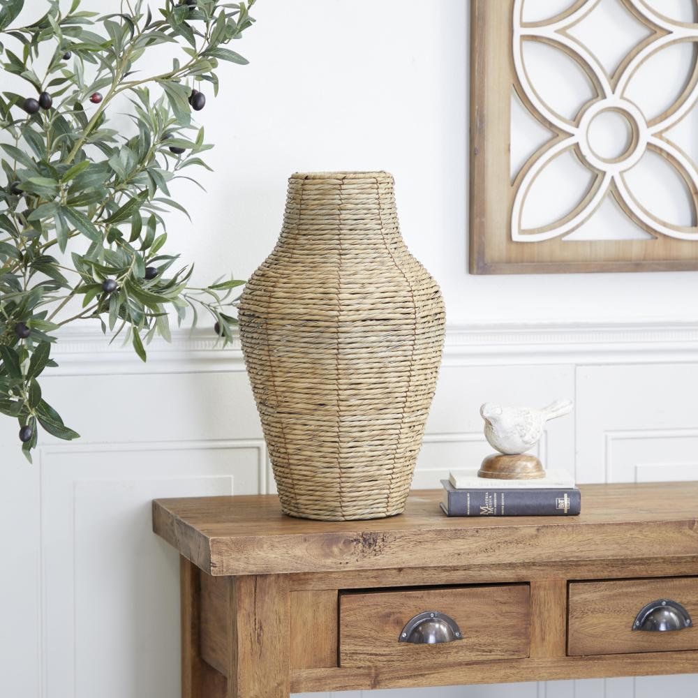 Sabre Handmade Floor Vase, 18" H x 10.45" W x 10.45" D