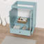Base de meuble-lavabo autoportant 24 po seulement, lavabo non inclus, rebord ondulé décoratif-108213532