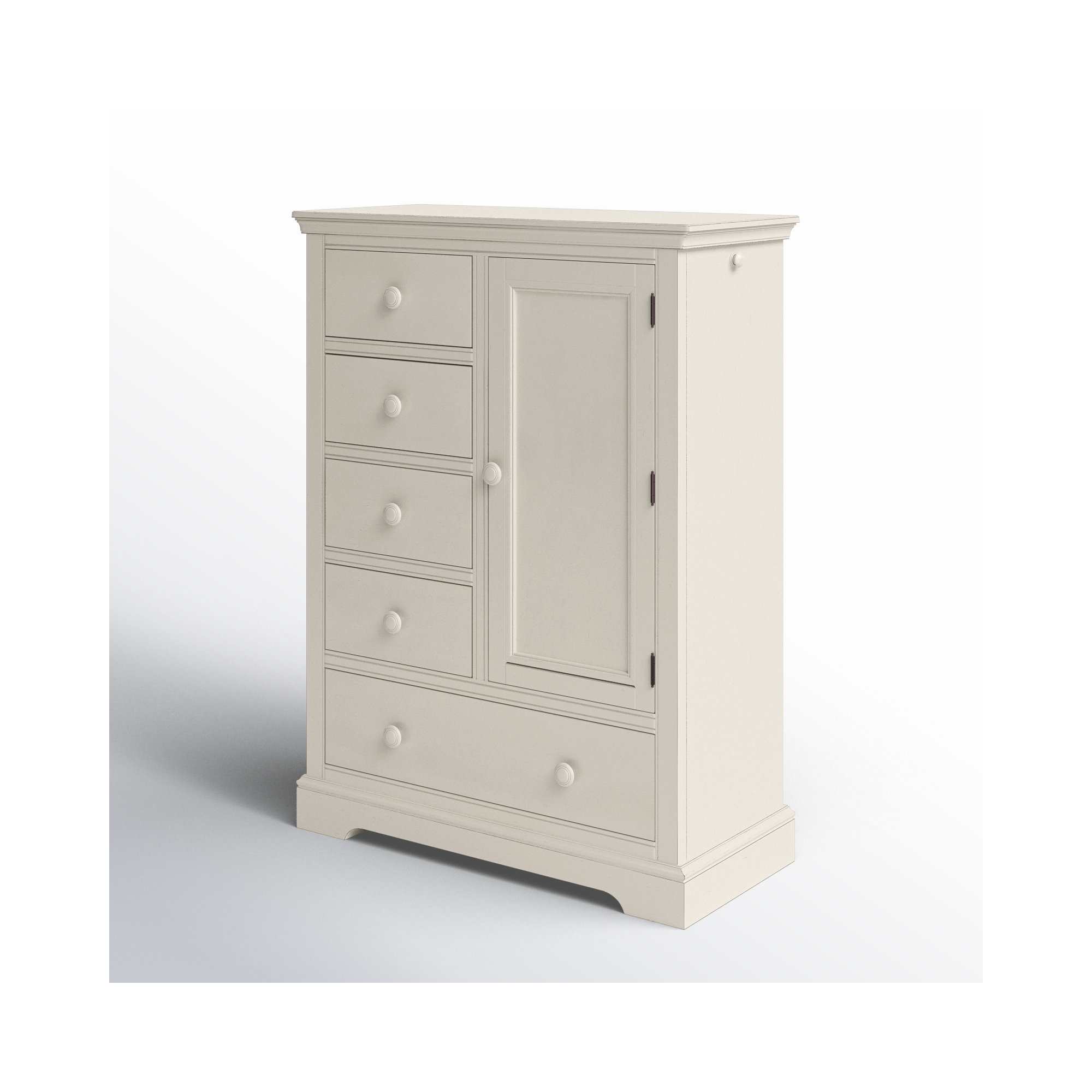 Charter Wood Chifferobe, Chalk