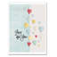 « love you coloré hearts », art textuel sur toile tendue-23090773