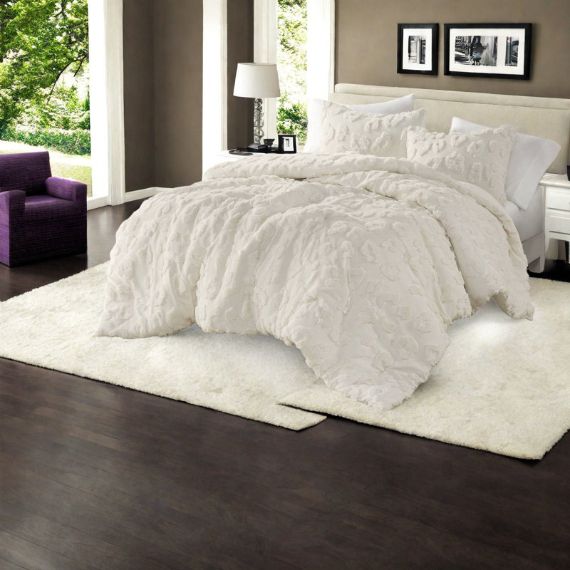 Soft Chenille Bedding Sets, Polyester Animal Texture For Modern Home