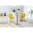 Upholstered Counter Stool with Metal Frame-540160549-540884622