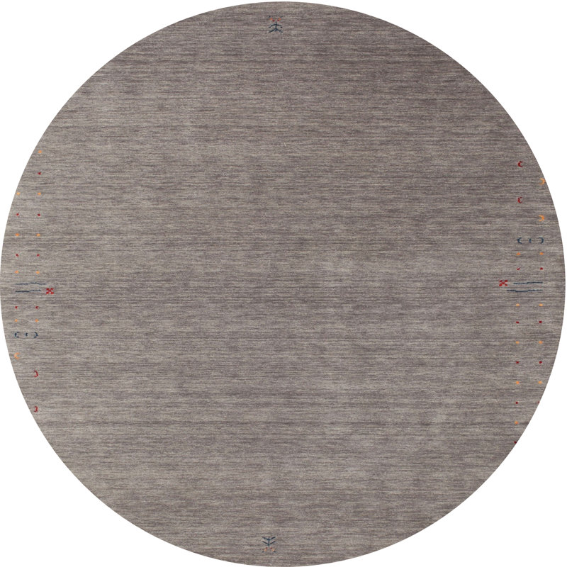 Geometric Indoor Rug, Round 7'