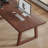 Nut-brown Rectangular Solid Wood desk-1525909265