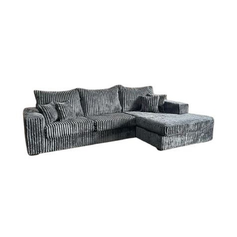 Canapé modulaire Malvern , Velours côtelé gris