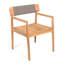 Ensemble de meubles d'extérieur en bois d'acacia 5 pièces