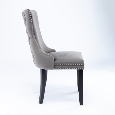  Demarco Luxury Velvet Upholstered Kitchen Dining Chairs