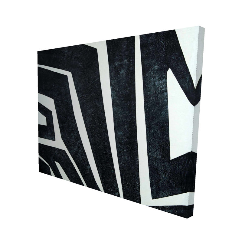 Labyrinthe - Toile abstraite de formes pour la maison | Art moderne